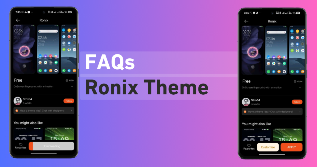 Site FAQ Ronix Theme